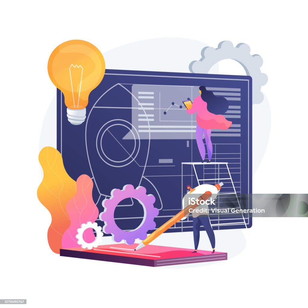 Project Initiation Abstract Concept Vector Illustration Stock ...