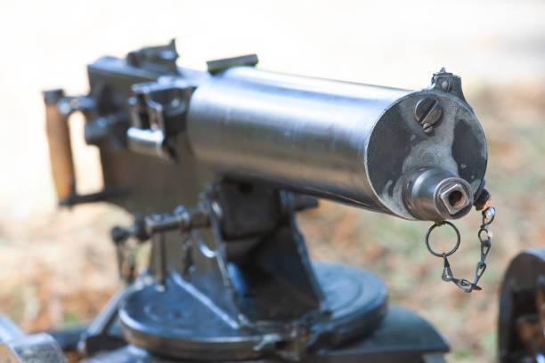 World War I Maxim gun - first recoil-operated machine gun