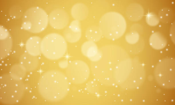 ボケアブストラクトゴールドライトの背景 - christmas backgrounds glitter star shape点のイラスト素材／クリップアート素材／マンガ素材／アイコン素材