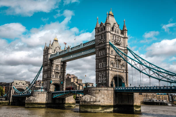 istock Side View Of Tower Bridge In London, UK 1270603843