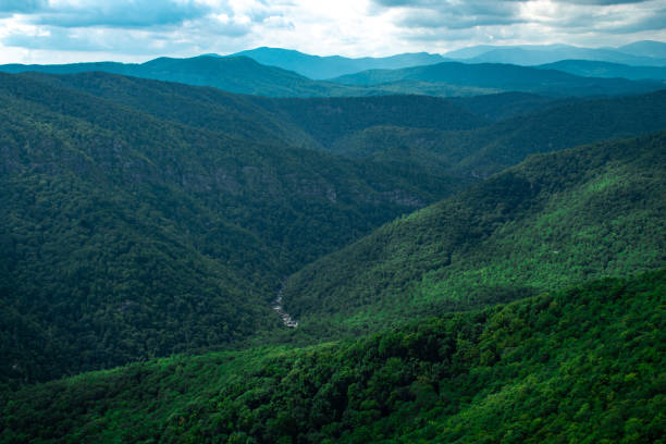 istock Hawksbill Mountain and Linville Gorge 1270606081