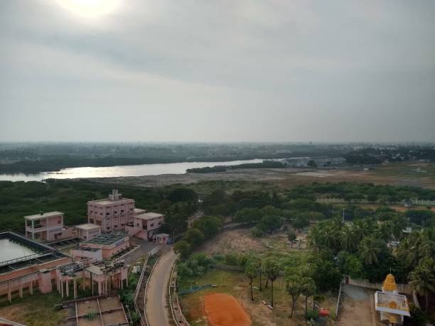 istock Pondicherry Light House View from Drone 1270607261