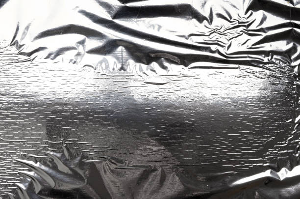 Colorful aluminum foil background
