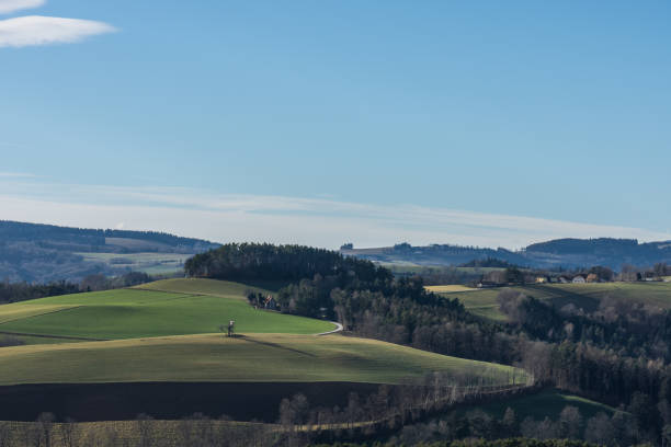 istock landscape with green hills and blue sky 1270609806