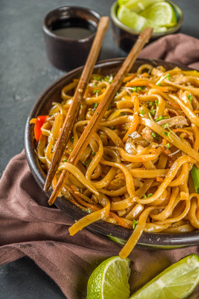 istock Asian style udon noodles 1270611251