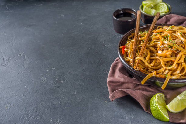 istock Asian style udon noodles 1270611256