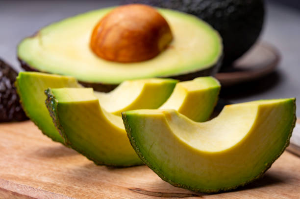 istock Healthy food, fresh ripe hass avocado from Peru 1270615910