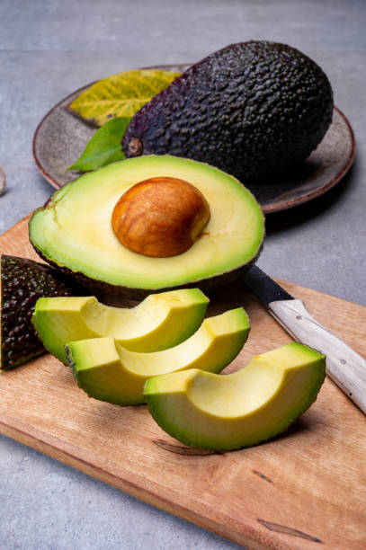 istock Healthy food, fresh ripe hass avocado from Peru 1270615911