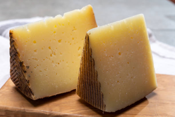 istock Spanish cheese manchego made from sheep milk 1270616086