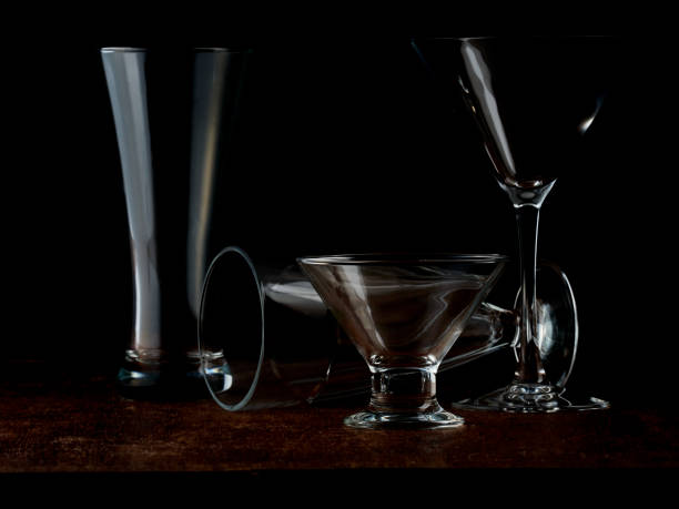 istock Group of crystal glasses 1270621330