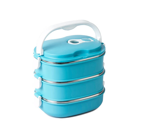 istock Blue tiffin carrier isolated on white 1270621400