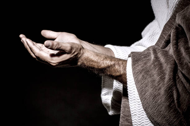 istock Jesus Christ praying to God. 1270625003