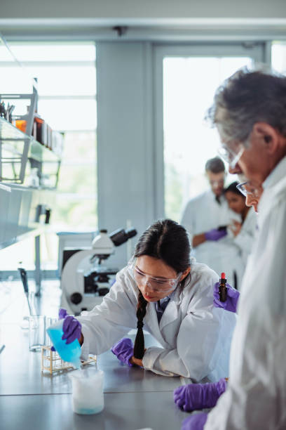 istock University Student Creating Chemical Reaction and Vapor 1270625209