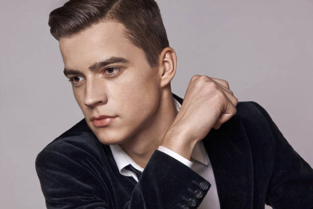 istock Handsome Young Fashion Model Man. Style Elegant Young Man 1270627167