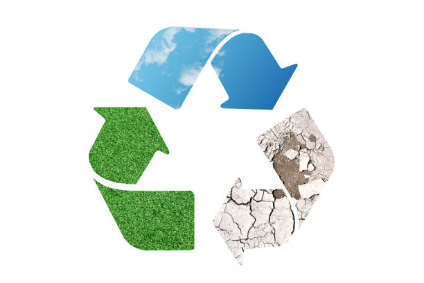 istock Recycle symbol logo isolated on white background. Environment concept. 1270628844