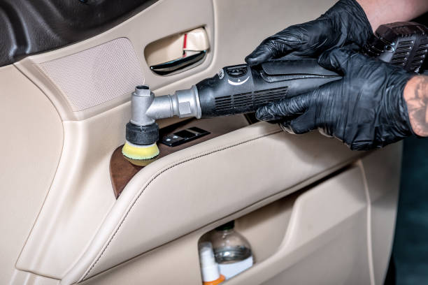 istock specialist polishes lacquered car parts with tool 1270629849