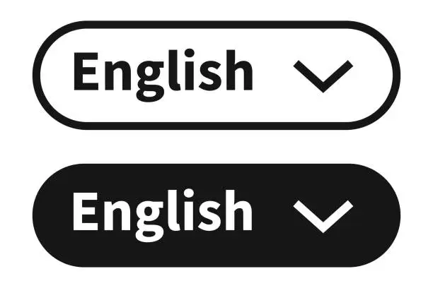 Vector illustration of Translate icon . Vector isolated change language button.