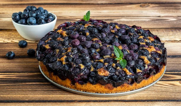 istock Freshly baked blueberry pie 1270632574