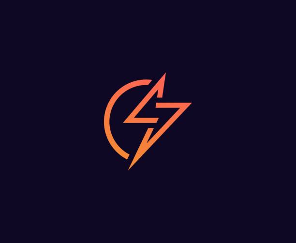 Thunder icon This illustration/vector you can use for any purpose related to your business. electric logo stock illustrations