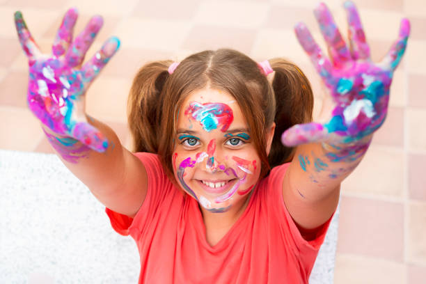 istock girl smeared with paint 1270640278