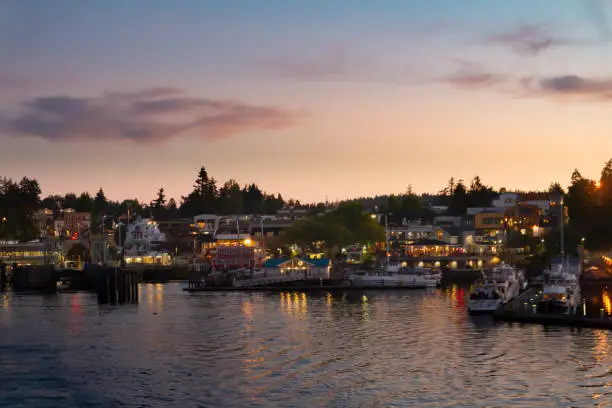 Photo of Sunset at Friday Harbor, Washington