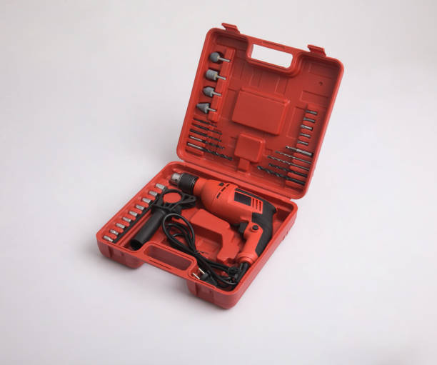 istock A red box of drill and accessories isolated on white 1270654282