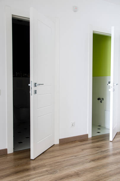 istock New Scandinavian-style apartment with white doors and white walls 1270655593