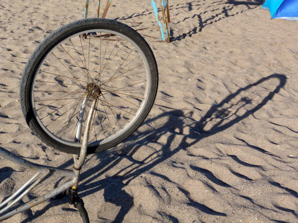istock Half real bike, half shadow bike 1270656997