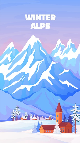 Alps Winter Poster Vintage Cartoon Banner With High Snowy Peaks Of Alps In Austria Or Switzerland Vector Ski Resort And Hotel Poster Stock Illustration - Download Image Now - iStock Alps Winter Poster Vintage Cartoon Banner With High Snowy Peaks Of Alps In Austria Or Switzerland Vector Ski Resort And Hotel Poster Stock Illustration - Download Image Now - iStock