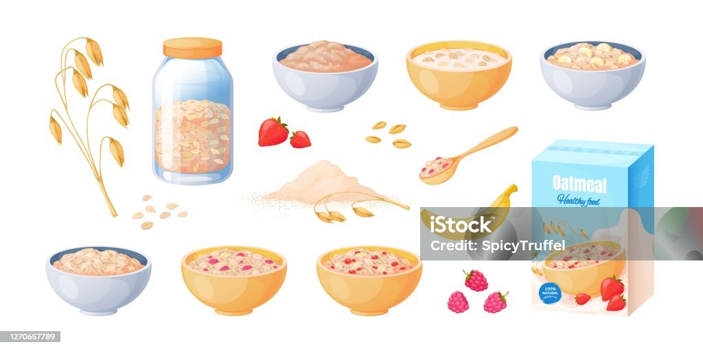 Ilustración de Desayuno De Avena Tazón De Avena De Dibujos Animados Cereales De Gachas Hervidas Concepto De Comida Saludable Muesli Vectorial Aislado En Blanco y más Vectores Libres de Derechos de Harina Ilustración de Desayuno De Avena Tazón De Avena De Dibujos Animados Cereales De Gachas Hervidas Concepto De Comida Saludable Muesli Vectorial Aislado En Blanco y más Vectores Libres de Derechos de Harina