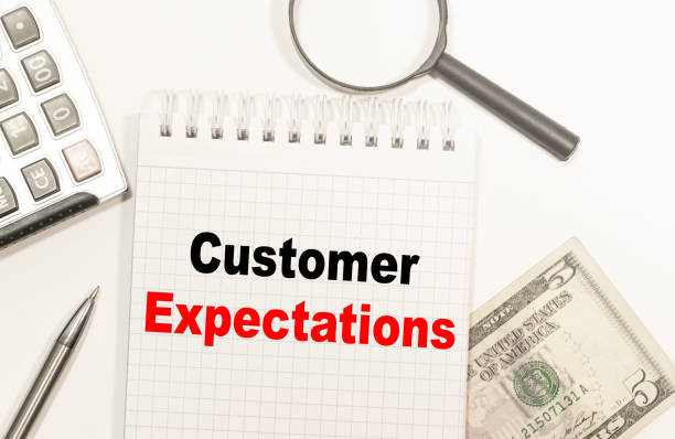 istock text Customer Expectations written on notepad with calculator, pensil, magnifier and dollars. Business concept 1270667710