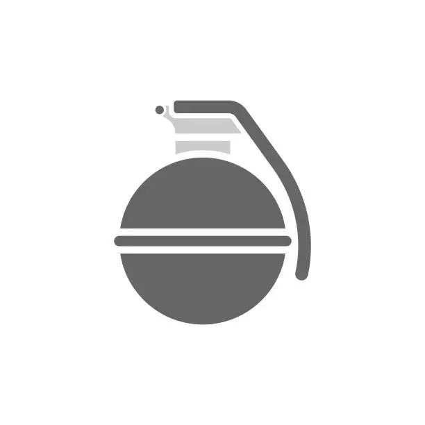 Vector illustration of Grenade Icon Vector Design.