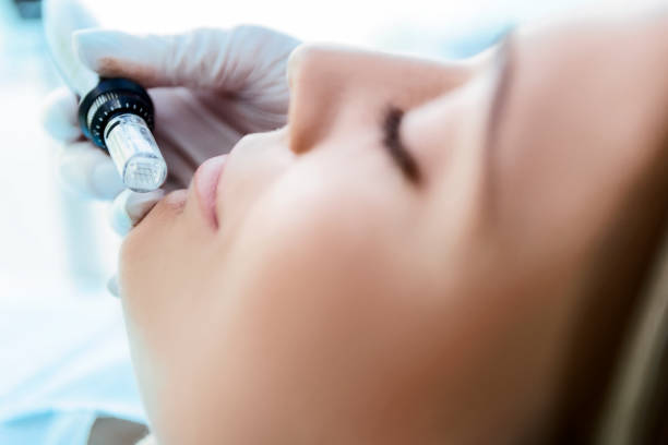 istock Dermapen skin needling treatment 1270680677