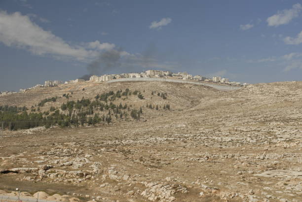 muro da barreira da cisjordânia israelense - muro da cisjordânia fotos - fotografias e filmes do acervo