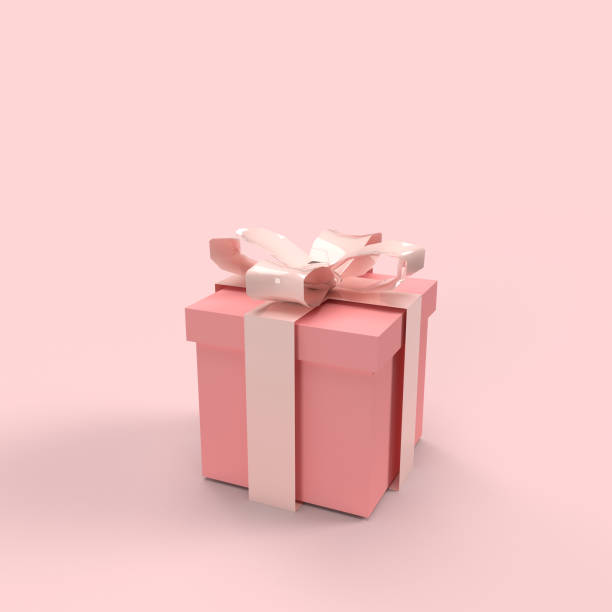 istock 3D rendering of birthday celebration background on pink tone 1270689337