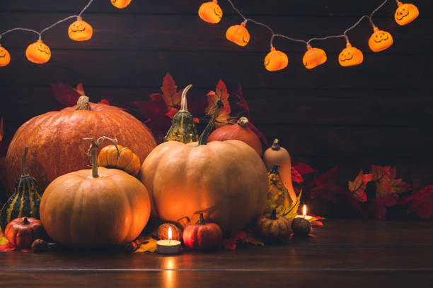istock Autumn Pumpkin Holiday Background 1270691853