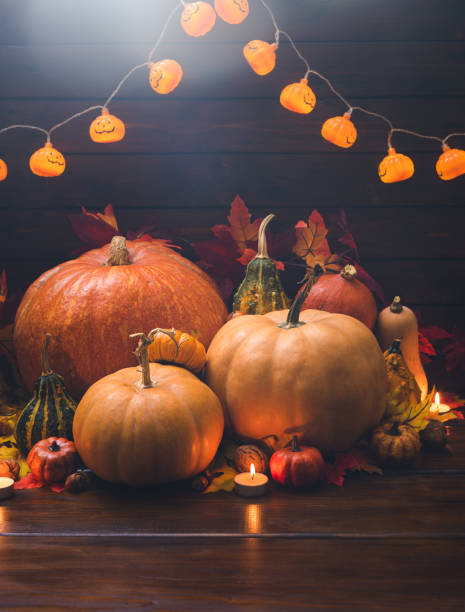 istock Autumn Pumpkin Holiday Background 1270691859