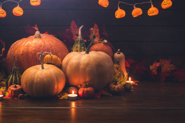 istock Autumn Pumpkin Holiday Background 1270691873