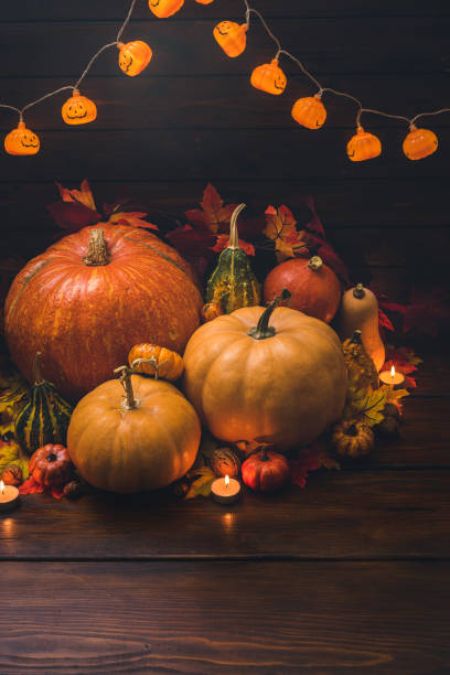 istock Autumn Pumpkin Holiday Background 1270691883