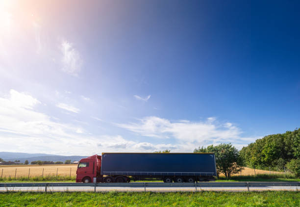 istock Lorry Transport on Motorway in Norway 1270691889