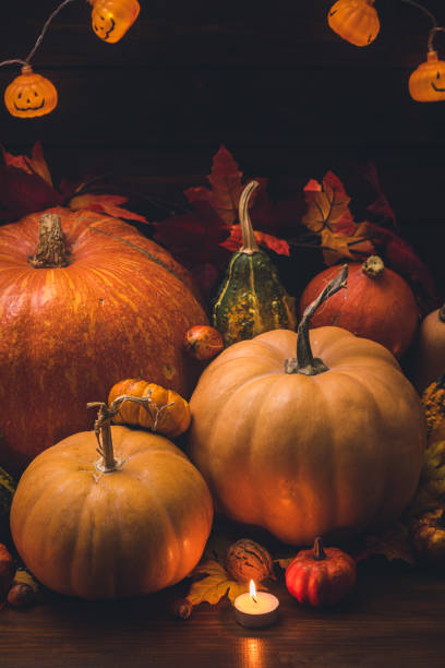 istock Autumn Pumpkin Holiday Background 1270691893