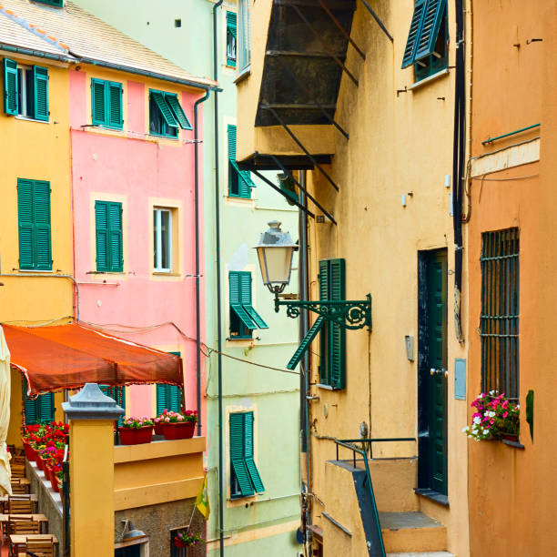 istock Old street in Boccadasse district in Genoa 1270698769