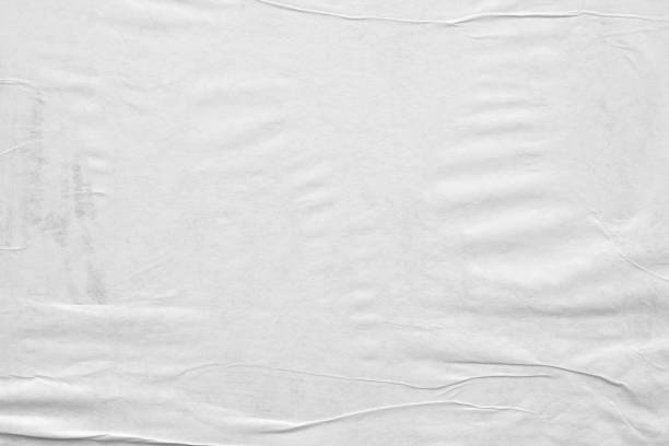 istock Blank white crumpled and creased paper poster texture background 1270707230