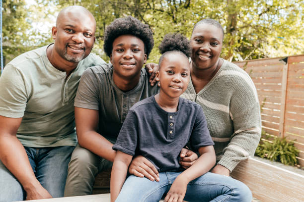 istock Two generation family smiling to the camera 1270707483