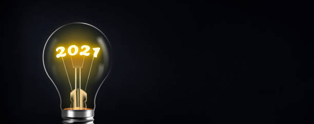 istock inside the electric lamp it says bright 2021. future energy and technology concept 1270710498