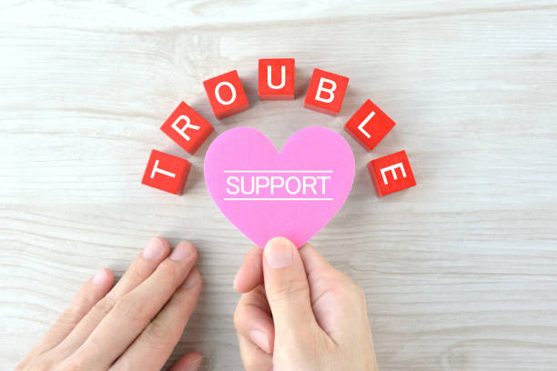 istock Business and life style concepts, support and help for trouble images 1270710502