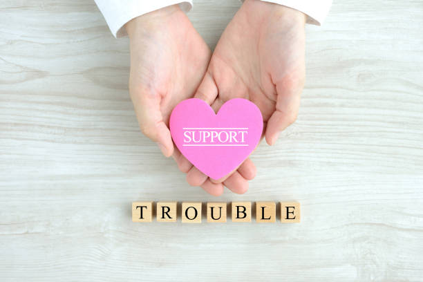 istock Business and life style concepts, support and help for trouble images 1270710508