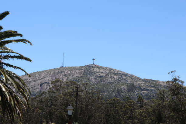 istock Sugarloaf Hill and its characteristic cross. 1270714338