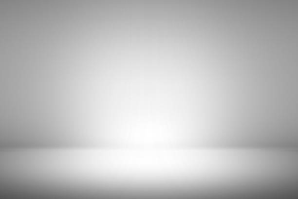 Grey Gradient abstract room studio used for background stock photo
