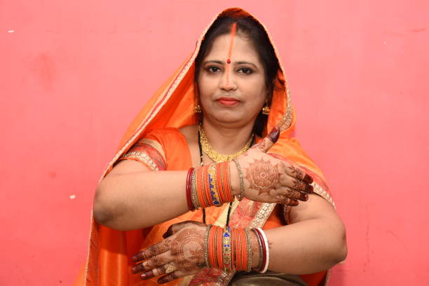 istock Woman showing Henna (Mehandi) Hands 1270724491